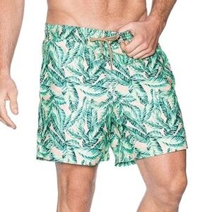 Maaji Men's Pink Lemonade Swim Trunks Shorts Size Large